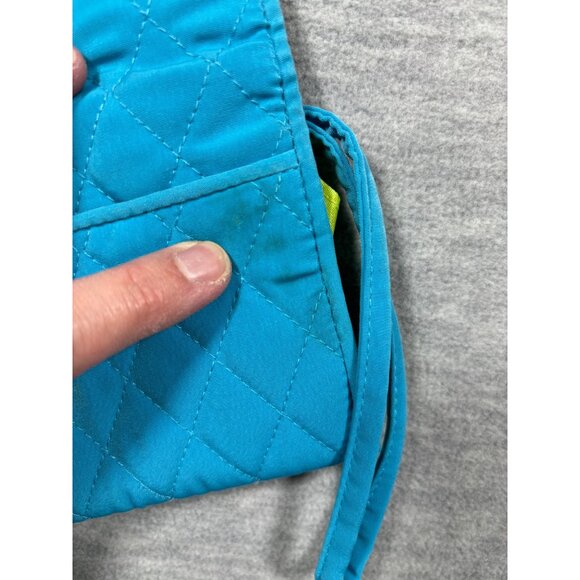 Vera Bradley Quilted Blue Tote Bag & Wallet Set Purse - Picture 15 of 16